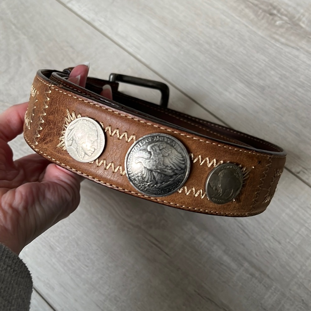 Brighton men’s leather belt. Size 36